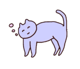 sleeping cats sticker #957641
