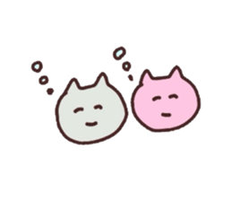 sleeping cats sticker #957644