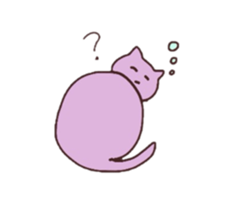 sleeping cats sticker #957645