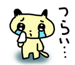 Real intention cat sticker #958273