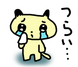 Real intention cat sticker #958273