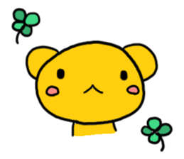 Mellow personality Bear sticker #958650