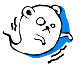 ghost bear sticker #959928