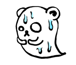 ghost bear sticker #959940