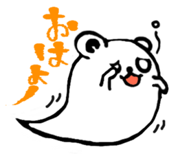 ghost bear sticker #959941