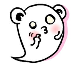 ghost bear sticker #959948