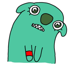 Uncle Dan & Dum the dog sticker #960128