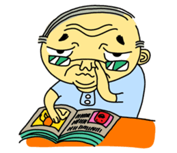 Uncle Dan & Dum the dog sticker #960130