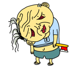 Uncle Dan & Dum the dog sticker #960131