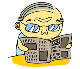 Uncle Dan & Dum the dog sticker #960135