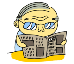 Uncle Dan & Dum the dog sticker #960135