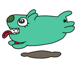 Uncle Dan & Dum the dog sticker #960138