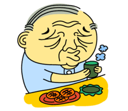 Uncle Dan & Dum the dog sticker #960139