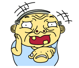 Uncle Dan & Dum the dog sticker #960143