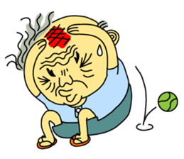 Uncle Dan & Dum the dog sticker #960144