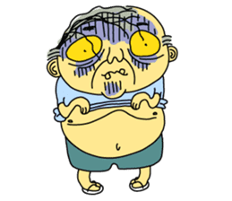 Uncle Dan & Dum the dog sticker #960149