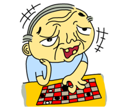 Uncle Dan & Dum the dog sticker #960151