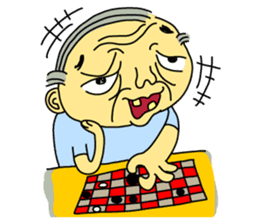 Uncle Dan & Dum the dog sticker #960151