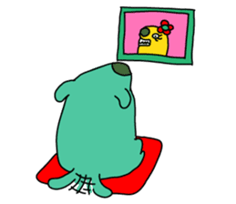 Uncle Dan & Dum the dog sticker #960154