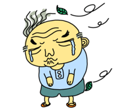 Uncle Dan & Dum the dog sticker #960155