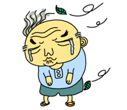 Uncle Dan & Dum the dog sticker #960155