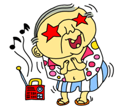 Uncle Dan & Dum the dog sticker #960158