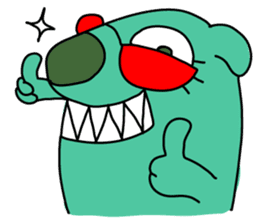 Uncle Dan & Dum the dog sticker #960163