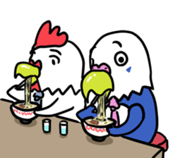 the daily life of Mr.OMU sticker #960614