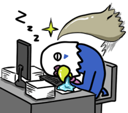 the daily life of Mr.OMU sticker #960615