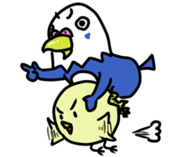 the daily life of Mr.OMU sticker #960636
