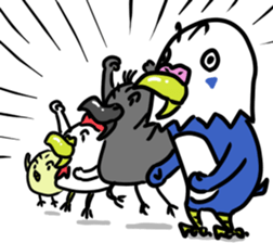 the daily life of Mr.OMU sticker #960637