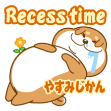 Let's talk in Japanese with dog Azuma sticker #960768