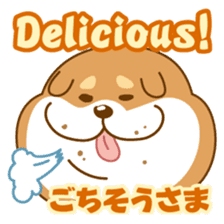 Let's talk in Japanese with dog Azuma sticker #960769