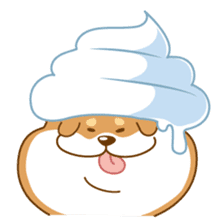 Let's talk in Japanese with dog Azuma sticker #960775