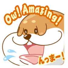 Let's talk in Japanese with dog Azuma sticker #960790