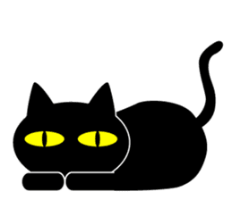 BLACK CAT sticker #960848