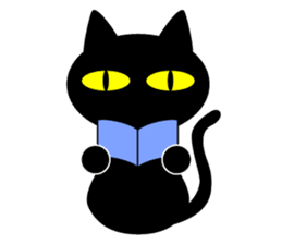 BLACK CAT sticker #960850