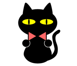 BLACK CAT sticker #960851