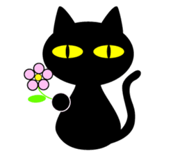 BLACK CAT sticker #960852