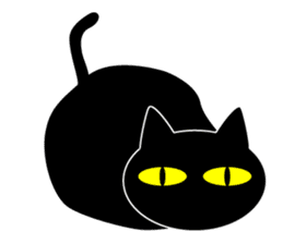 BLACK CAT sticker #960855