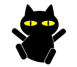 BLACK CAT sticker #960863