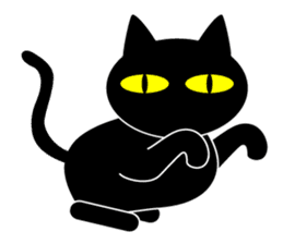 BLACK CAT sticker #960868