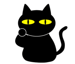 BLACK CAT sticker #960870