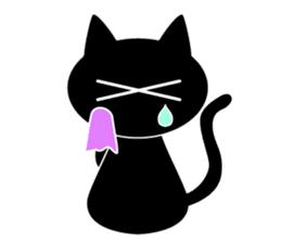 BLACK CAT sticker #960872