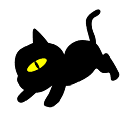BLACK CAT sticker #960881
