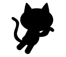 BLACK CAT sticker #960884