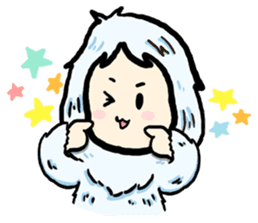 Cute Yeti & Friends sticker #961287