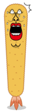 Fried prawn group sticker #961330