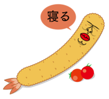 Fried prawn group sticker #961333