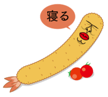 Fried prawn group sticker #961333